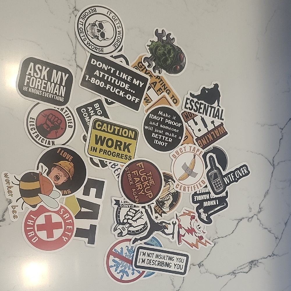 Quirky Home Design Sticker Collection - Multicolor